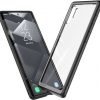 Samsung Note 10 – Black transparent Shockproof case 2 shop in factory