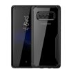 Samsung Note 8 – Black transparent Shockproof case-1 shop in factory