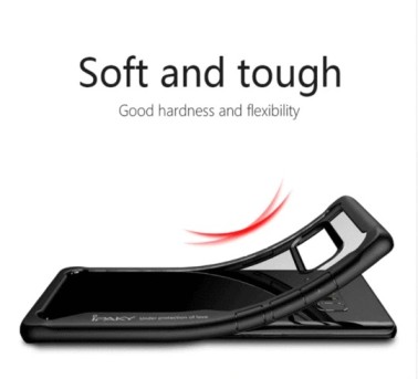 Samsung Note 8 – Black transparent Shockproof case-2 shop in factory