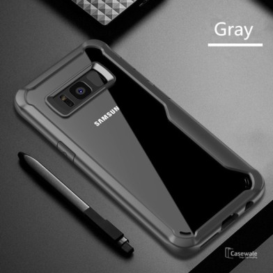 Samsung S8 Plus – Black transparent Shockproof case 3 shop in factory (1)