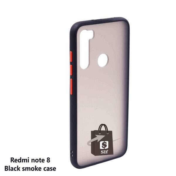 Redmi note 8 - Black smoke case
