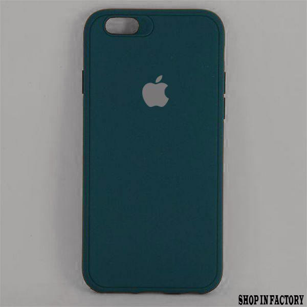 Apple-iphone–6—dark-green-silicone-case-1