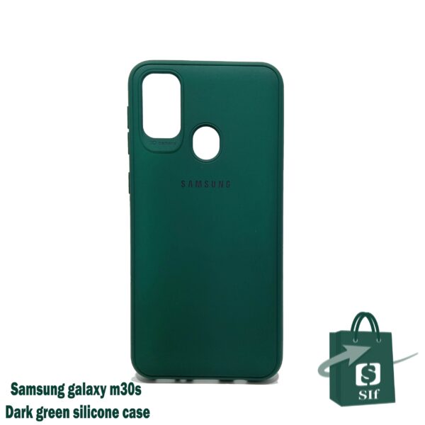 SAMSUNG M30S – DARK GREEN SILICONE CASE