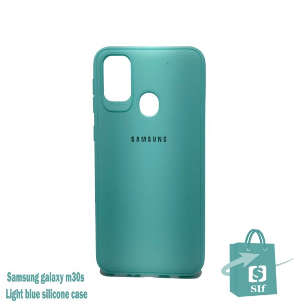 Samsung M30S – Light blue silicone case