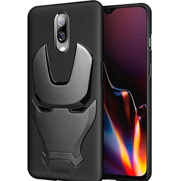 ONEPLUS 6T - IRONMAN ENGRAVED LOGO SILICONE CASE