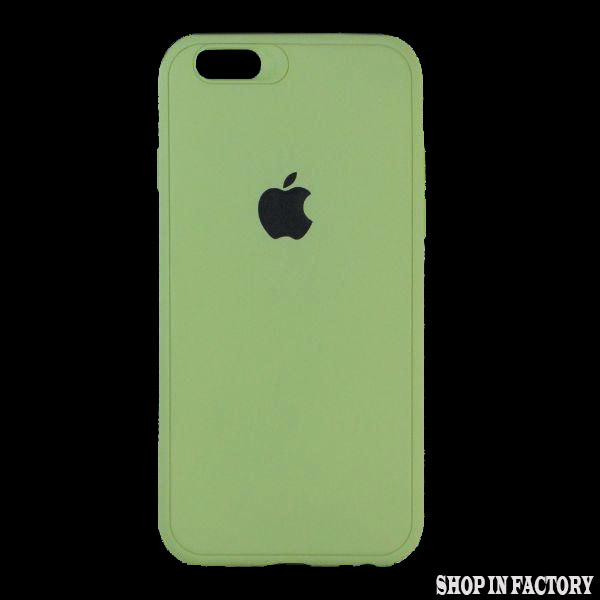 Apple-iphone–6—light-green-silicone-case-1