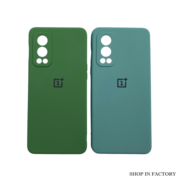 ONEPLUS NORD-2-LIGHT-GREEN-LIGHT-BLUE. SILICONE CASE