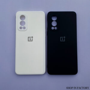 ONEPLUS NORD 2 - BLACK AND WHITE SILICONE CASE