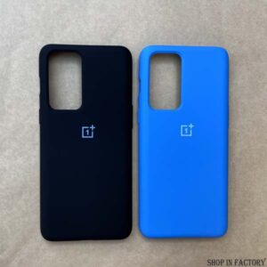 ONEPLUS 9RT - BLACK AND SKY BLUE ORIGINAL SILICONE CASE