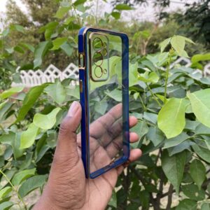 ONEPLUS 9RT – BLUE ELECTROPLAT SILICONE PROTECTION CASE